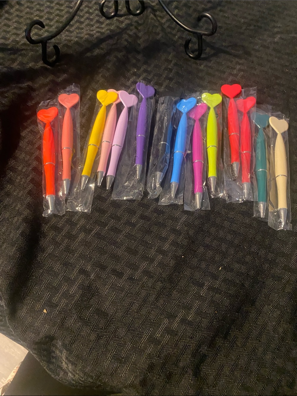Heart-Top Ballpoint Pens - Assorted Colors-Choose your color